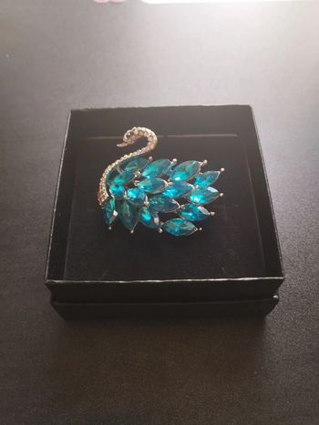 Broche vintage cygne