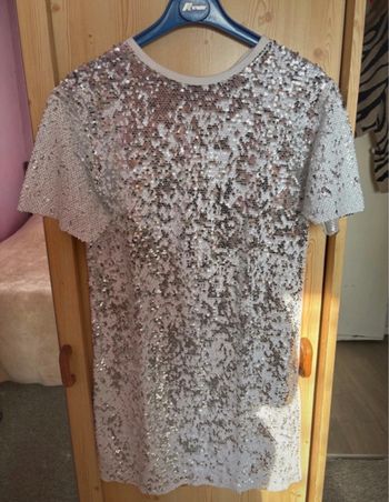 Robe strass Taille S Zara