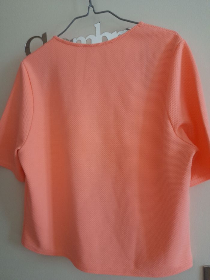 Tunique Atmosphère, corail taille 40 - photo numéro 5