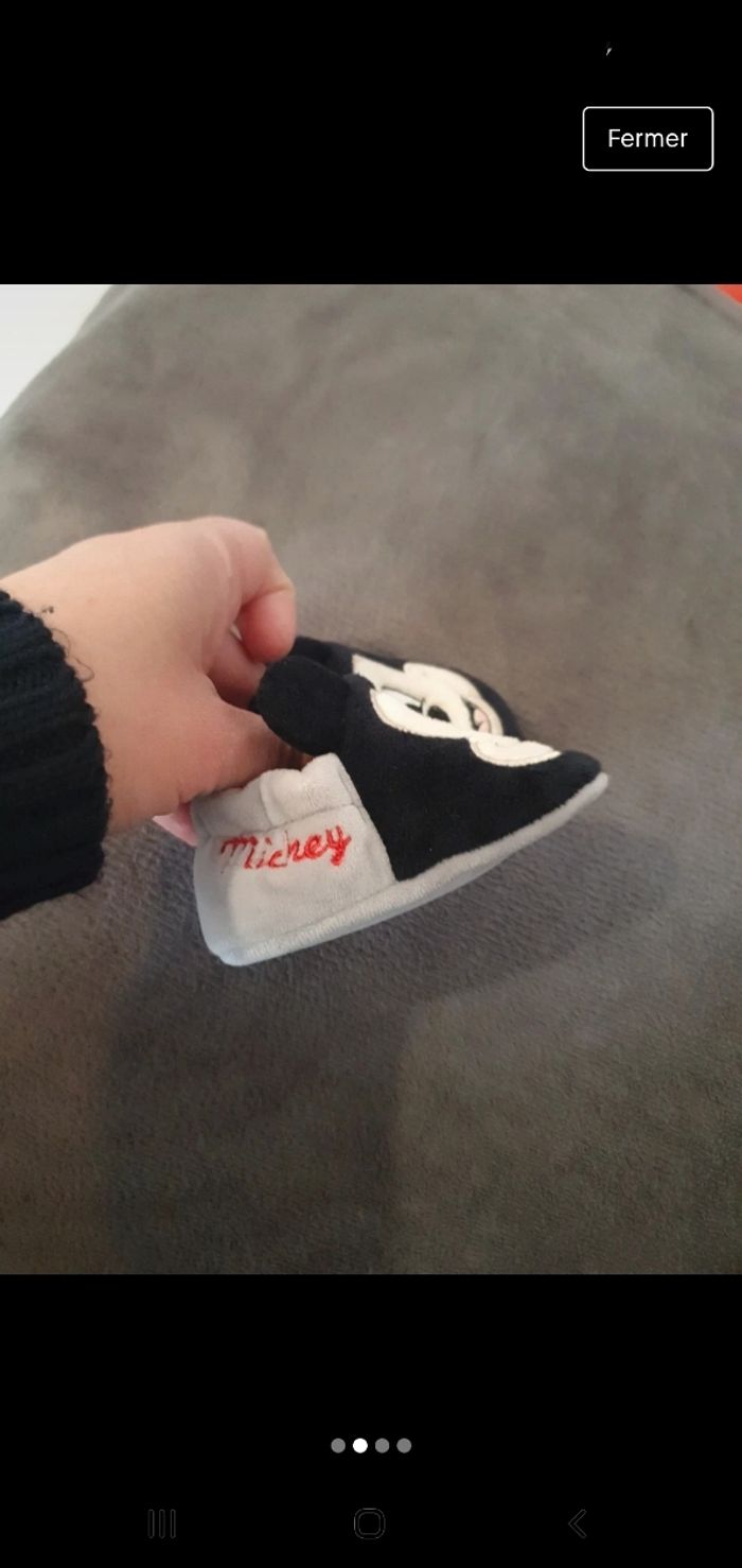 Chaussons mickey - photo numéro 2