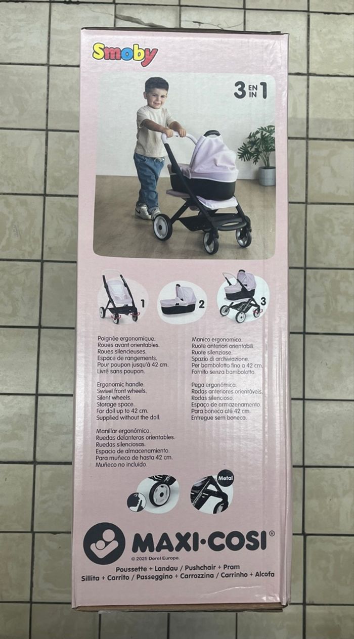Combi poussette et landau smoby - photo numéro 3