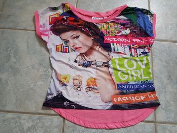 Tee shirt manches courtes pour fille 12 ans