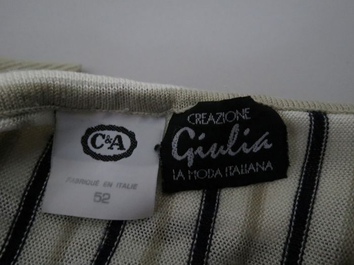 Pull vintage rayé – Creazioni Giulia C&A – Made in Italy😍 - photo numéro 9