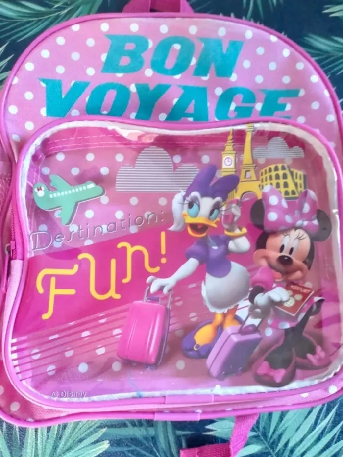 Sac à dos fille rose Minnie et Daisy, Bon voyage - photo numéro 5