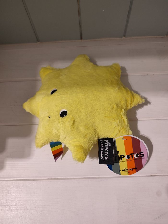 Déglingos Peluche soleil Vitamindou jaune - photo numéro 2