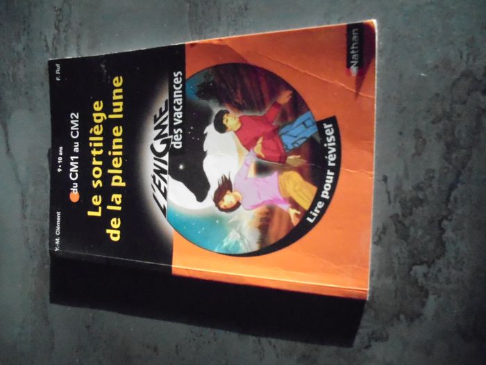 Livre " L'énigme des vacances" CM1 au CM2