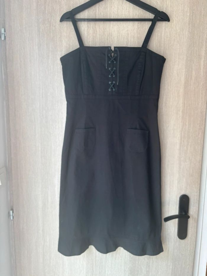 Robe moulante fines brettelles noire Y2K - Alain Manoukian - T40