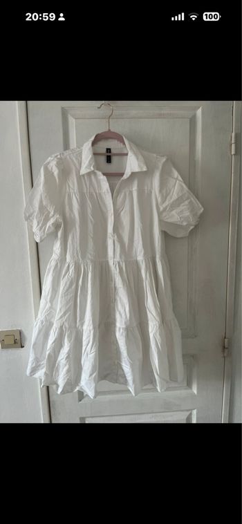 Robe blanche Zara 