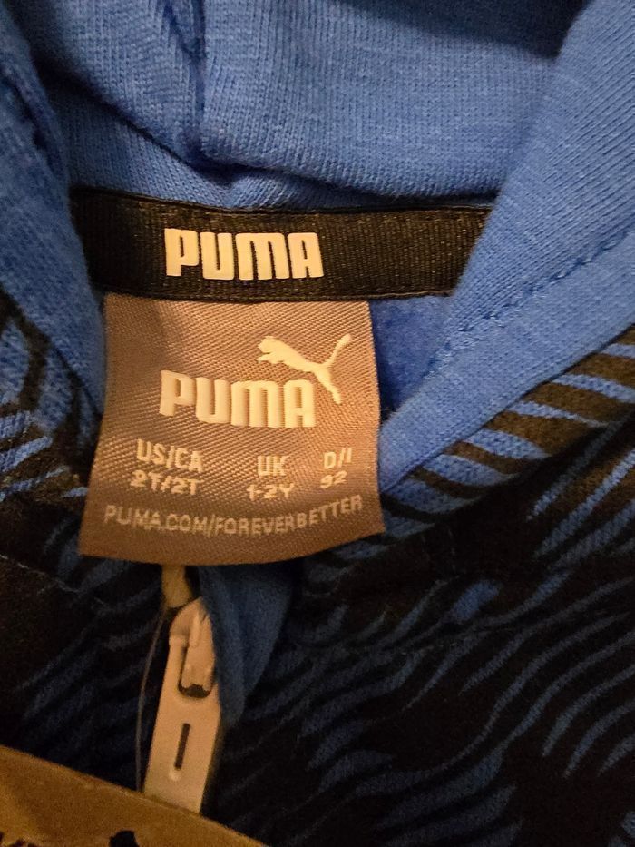 NEUF (non porté)🏷😍🥰superbe jogging (chaud) PUMA 2 ans garçon (92cm) prix ferme !! - photo numéro 4