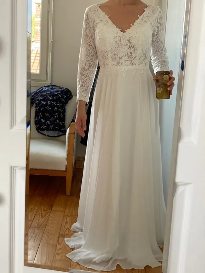 Très belle robe de mariée taille 38 neuve - photo numéro 17
