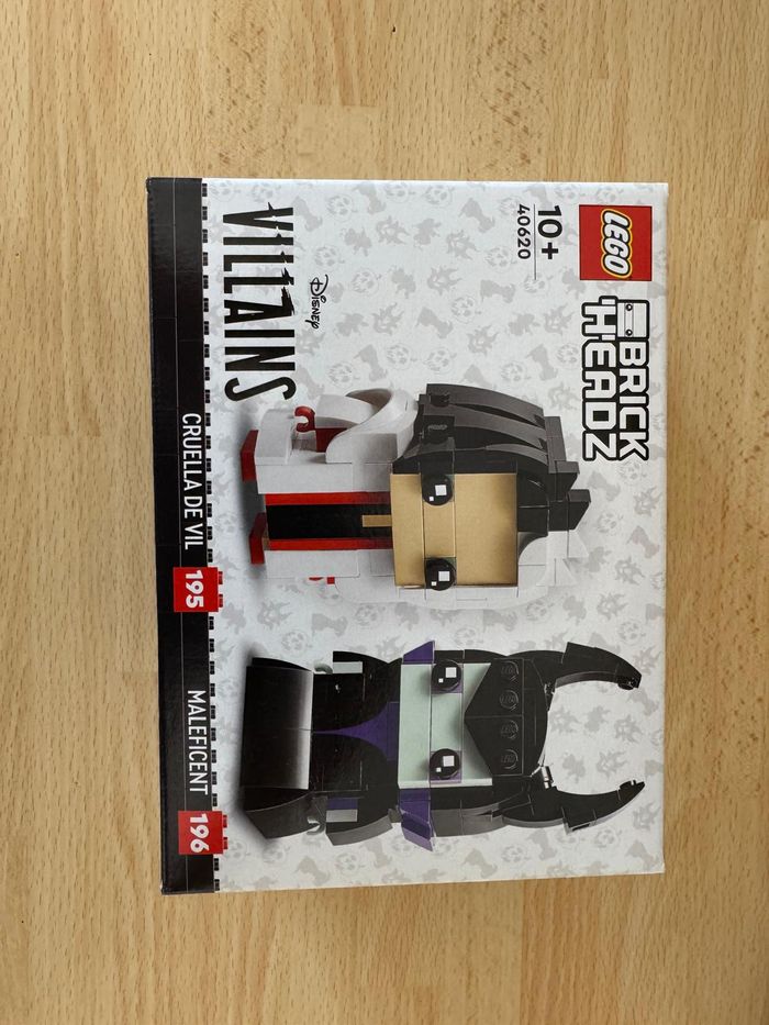 LEGO 40620 BrickHeadz Disney Cruella & Maléfique – Neuf, Scellé