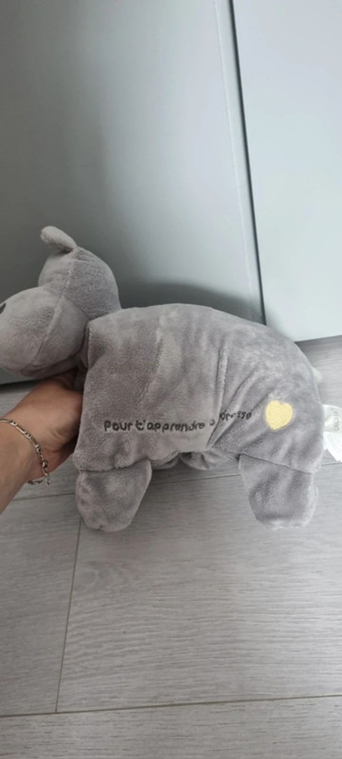 Peluche oreiller hippopotame - photo numéro 2