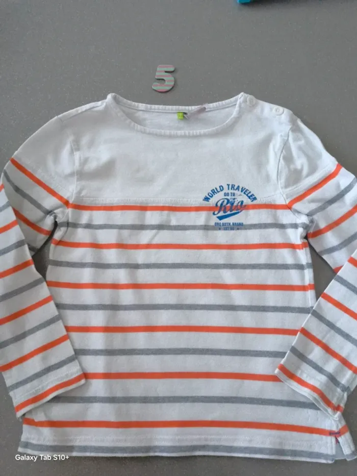 T shirt marinière Orchestra - photo numéro 2