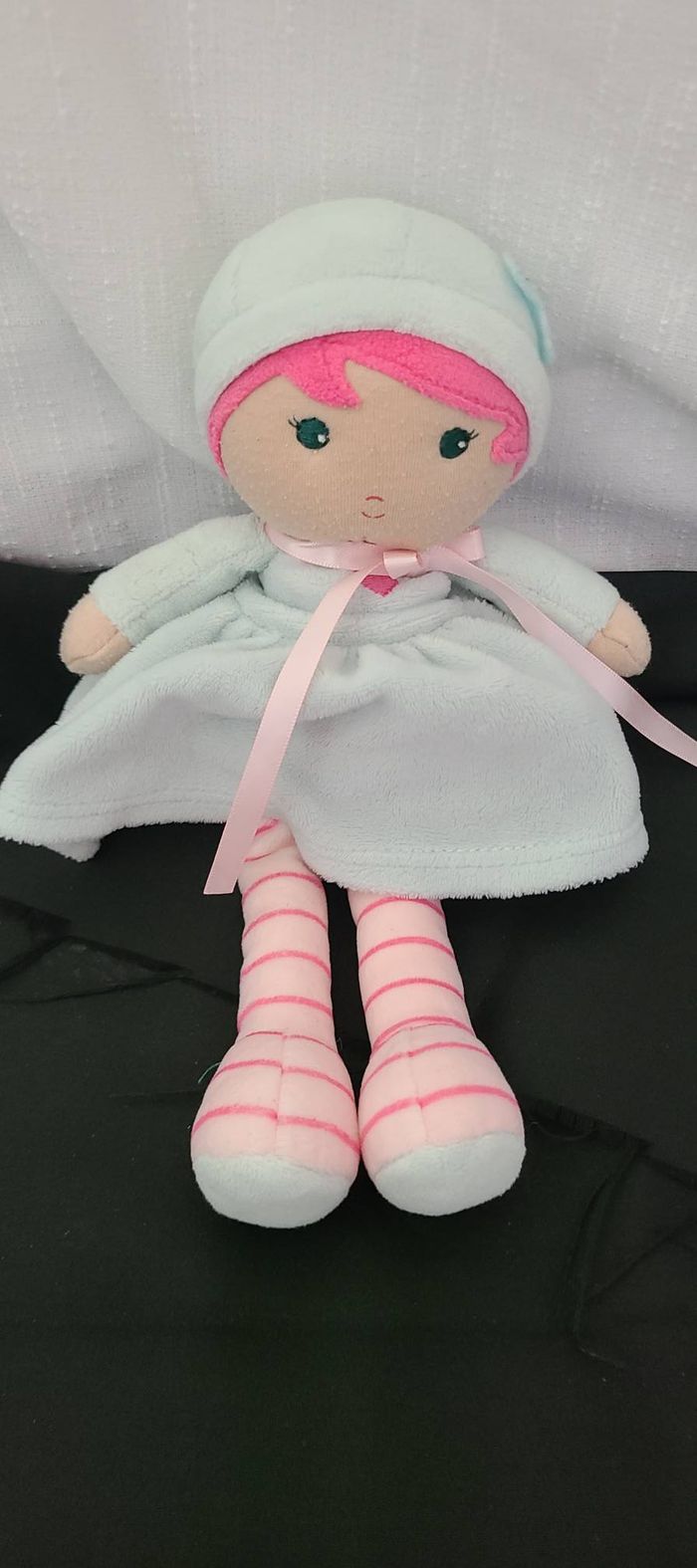 Kaloo Tendresse poupée Azure robe bleu 25 cm - photo numéro 3