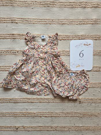 Robe été fleuri avec bloomer