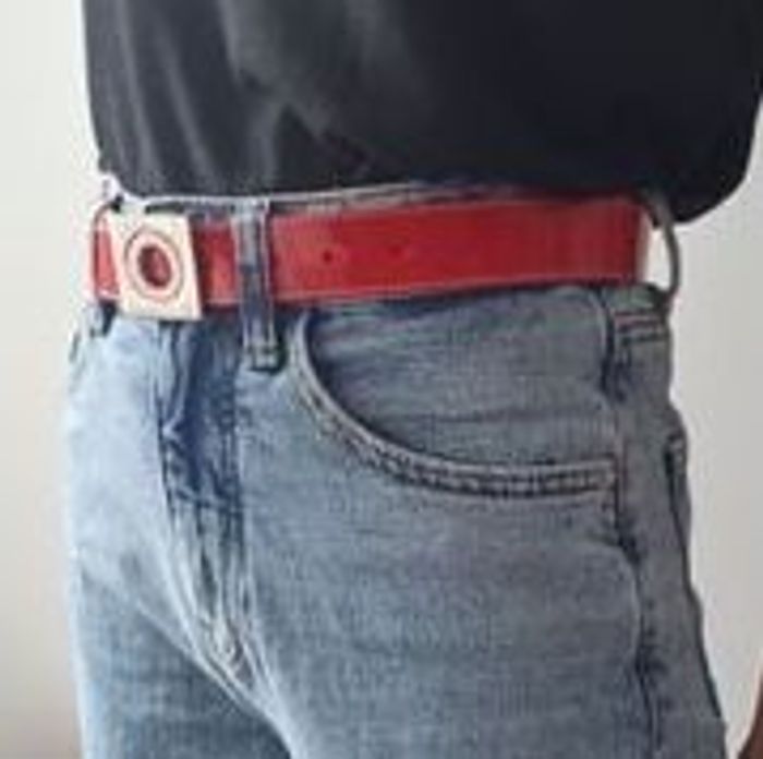 Ceinture rouge Vintage - photo numéro 3