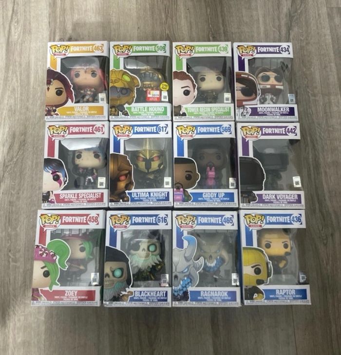 Lot de 12 figurine pop fortnite