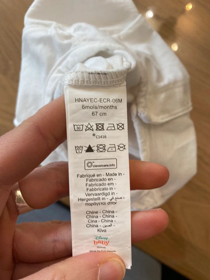 Combishort 6 mois Disney Baby - photo numéro 4