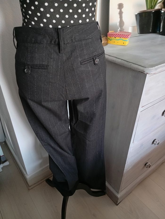 Pantalon à rayures. Zara Woman 40 - photo numéro 3