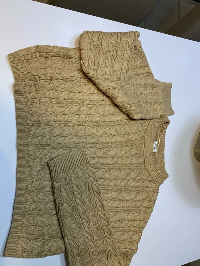 Pull marron clair - photo numéro 2