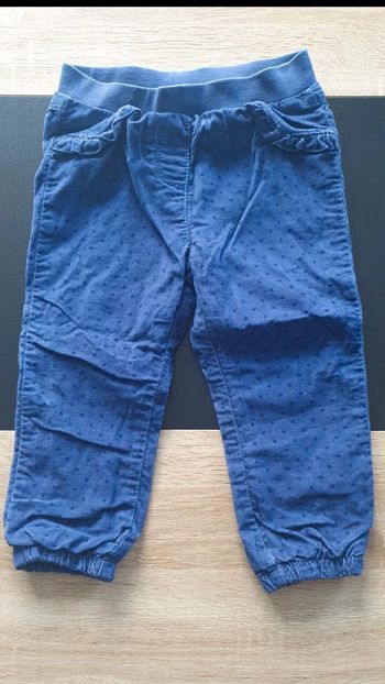 Pantalon velours 86 cm