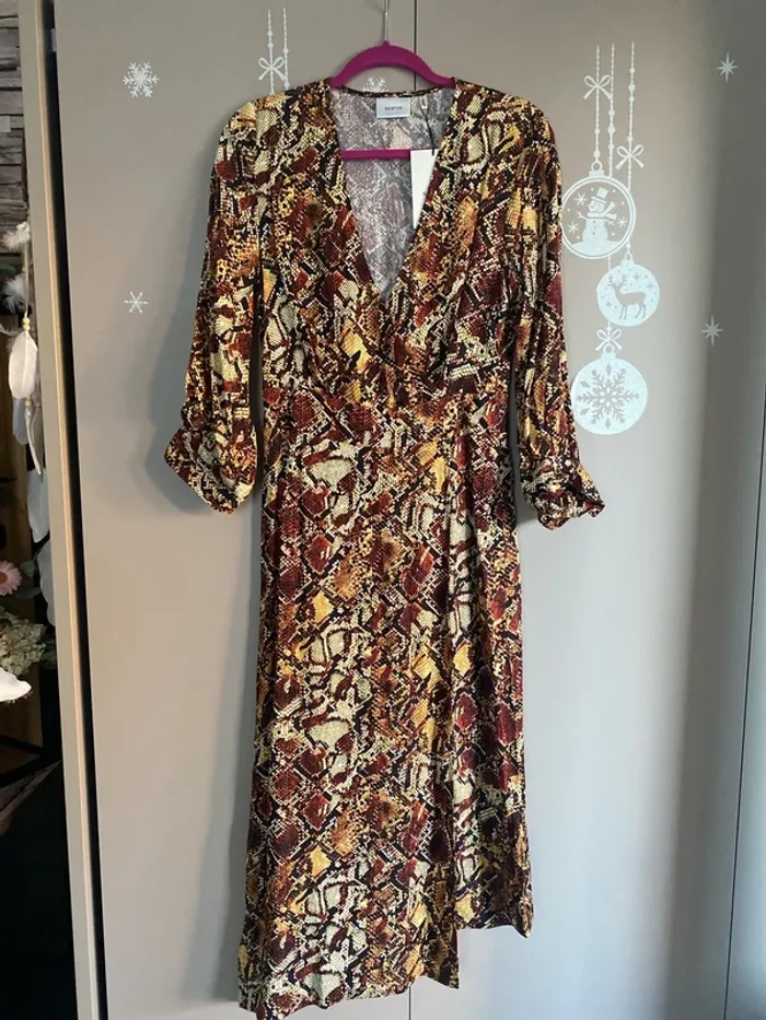 Très jolie robe longue imprimé « serpent » NEUVE