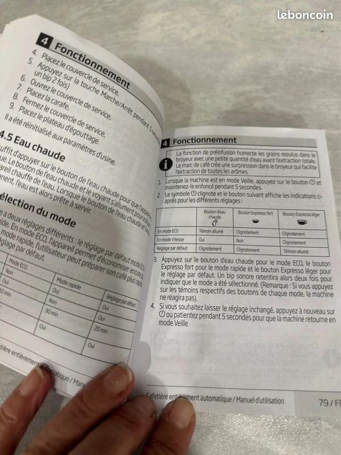 🤩 machine à café expresso automatique Beko CEG 3190 B en parfait état avec sa boîte et sa notice - photo numéro 9