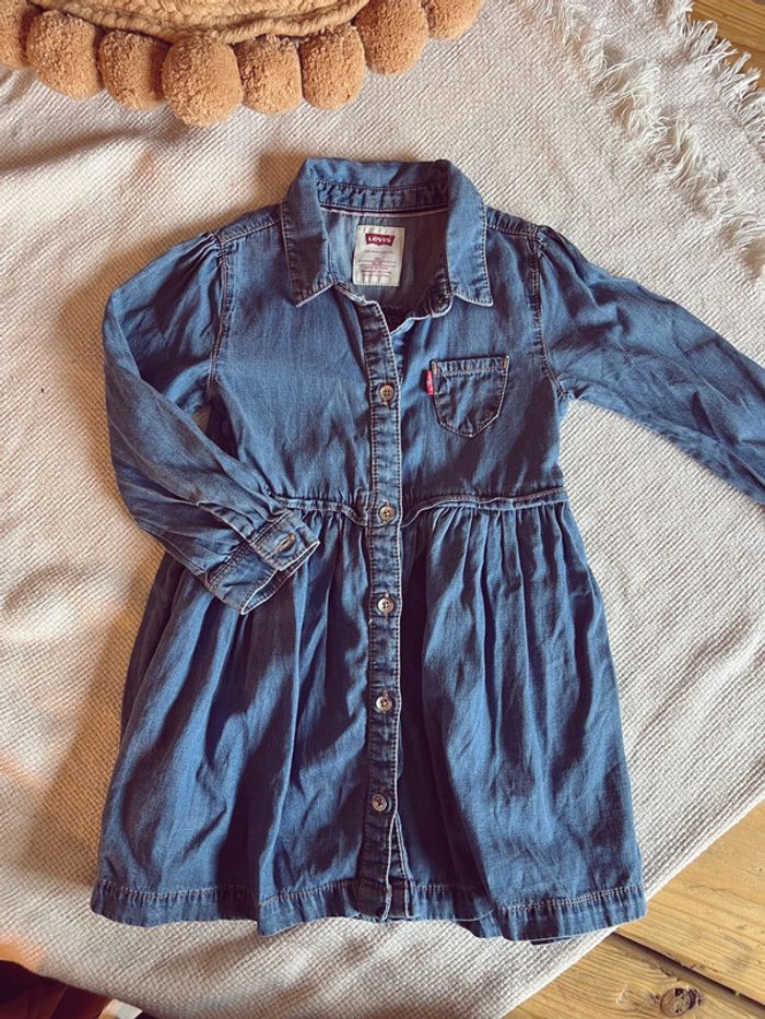 Robe jean levis manches longues 86 cm 18 mois - photo numéro 5