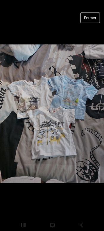 Lot de 3 t-shirt