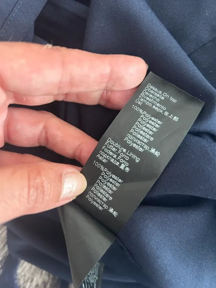 One step robe bleue, imprimer léopard femme, taille 38 - photo numéro 8