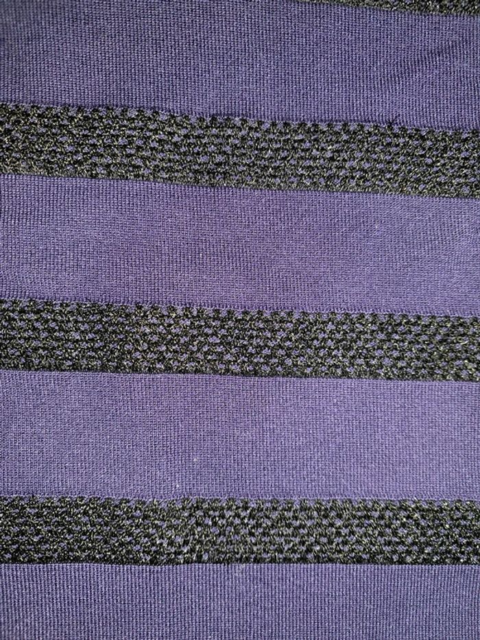 petit pull manches 3/4 à rayures Bréal - photo numéro 2