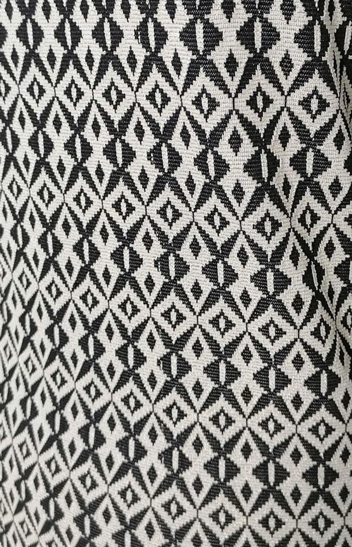 Robe noir blanc géométrique Taille S Mim - photo numéro 8