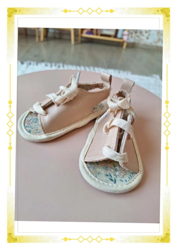 Sandales irisées bébé fille 6-9mois - photo numéro 5