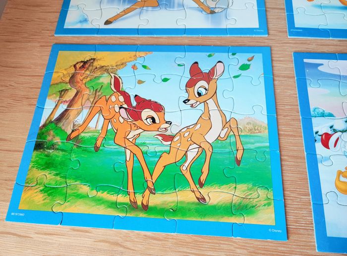 🦄 Lot de 2 x 2 puzzles Disney - 25 pièces - MB 🦄 - photo numéro 4