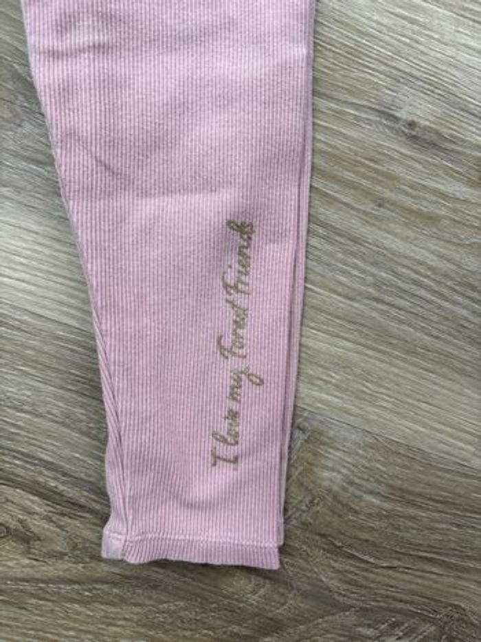 Ensemble t-shirt ML + legging taille 24 mois - photo numéro 3