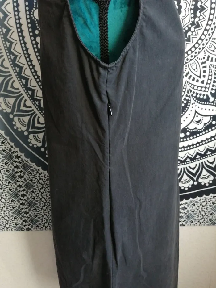 Robe noire vintage sans manches fermeture sur le côté / Fashion pribate company / (42) - photo numéro 5