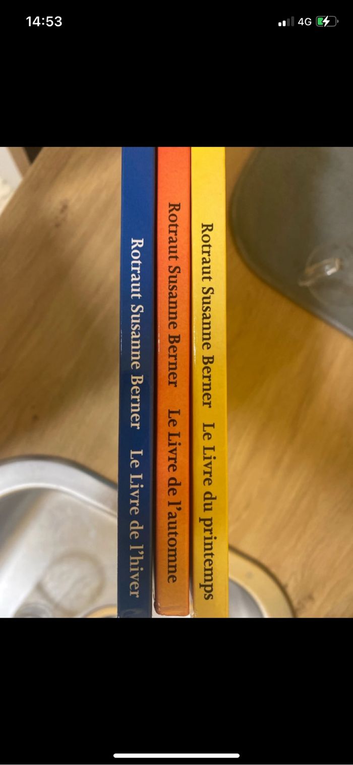 Lot de 3 livres des saisons de Rotraut Suzanne Berner - photo numéro 3