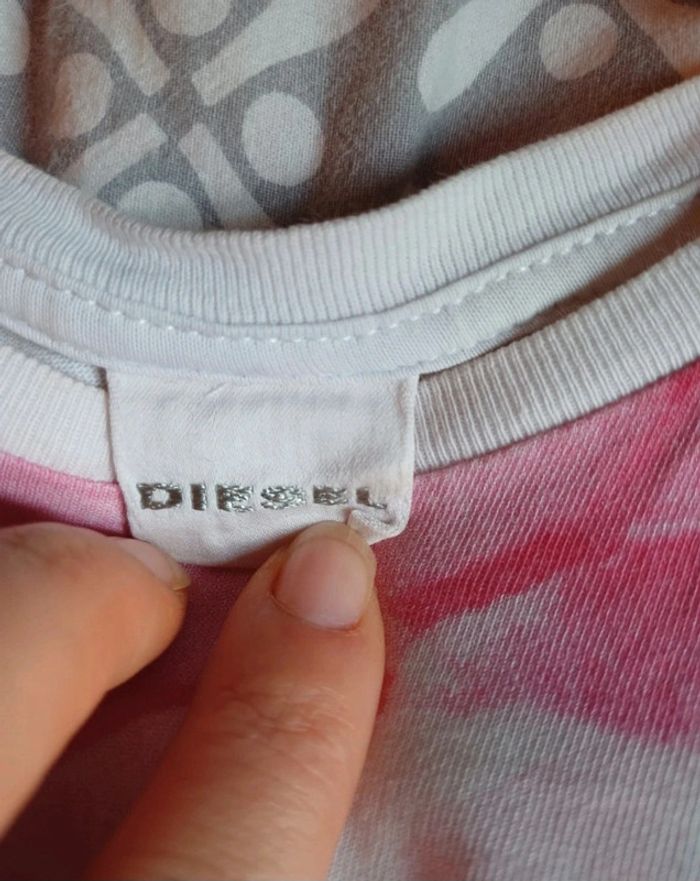 Tee-shirt manches longues Diesel fille taille 6 ans - photo numéro 2