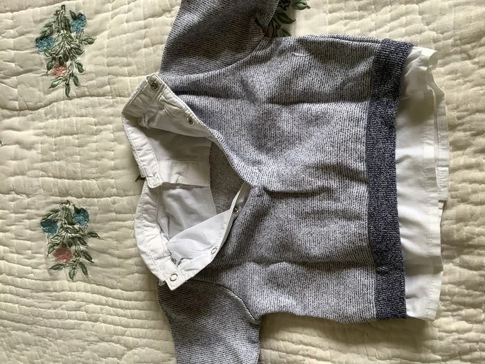 Haut bébé 12 mois manches longues genre marin - photo numéro 4