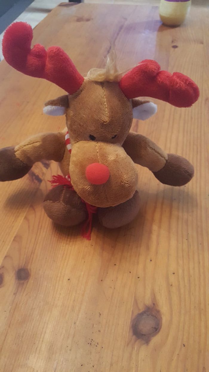 Peluche Renne de noël - photo numéro 2
