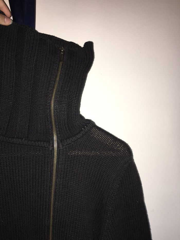 48 - Pull-over mixte Dorotennis noir avec grand col - photo numéro 5
