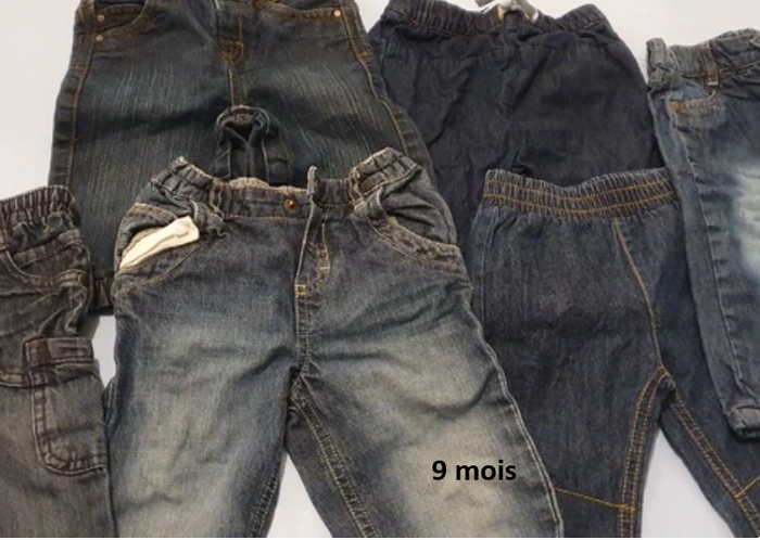 Lot de jeans 9 mois
