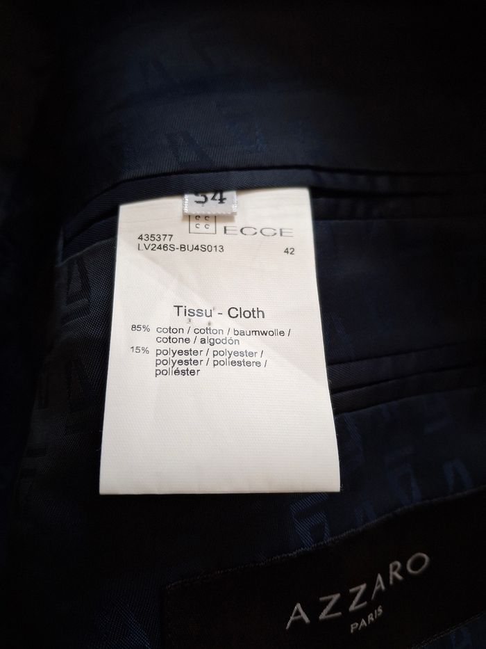 Veste azzaro t54 - photo numéro 5