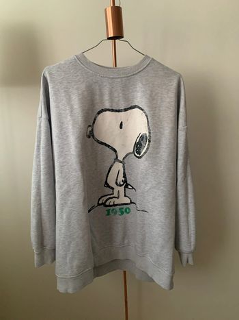 Sweat gris Snoopy