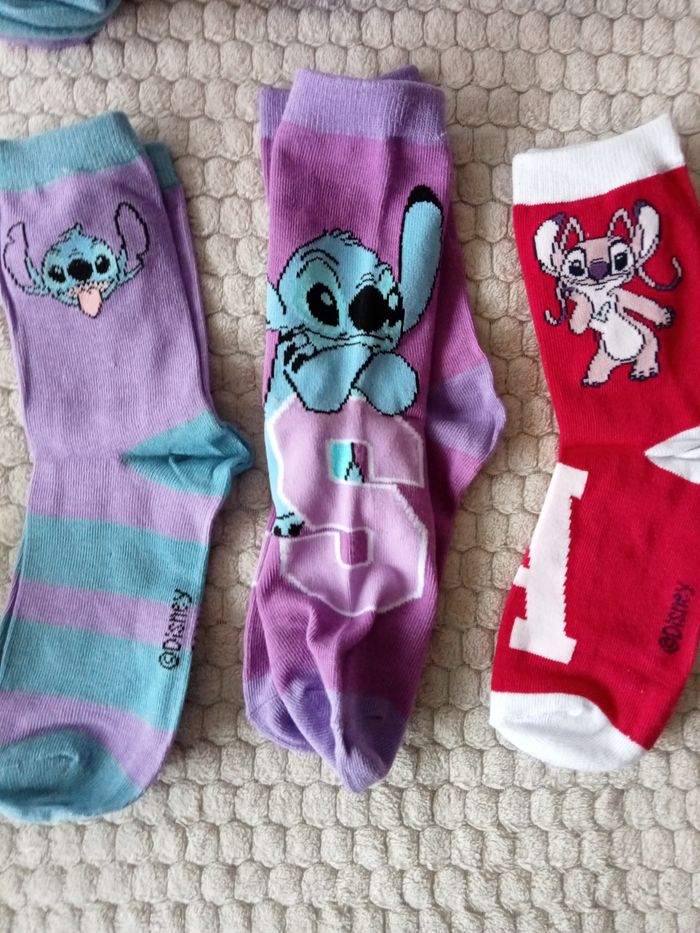 3 paires de chaussettes Stitch 27 30 - photo numéro 2