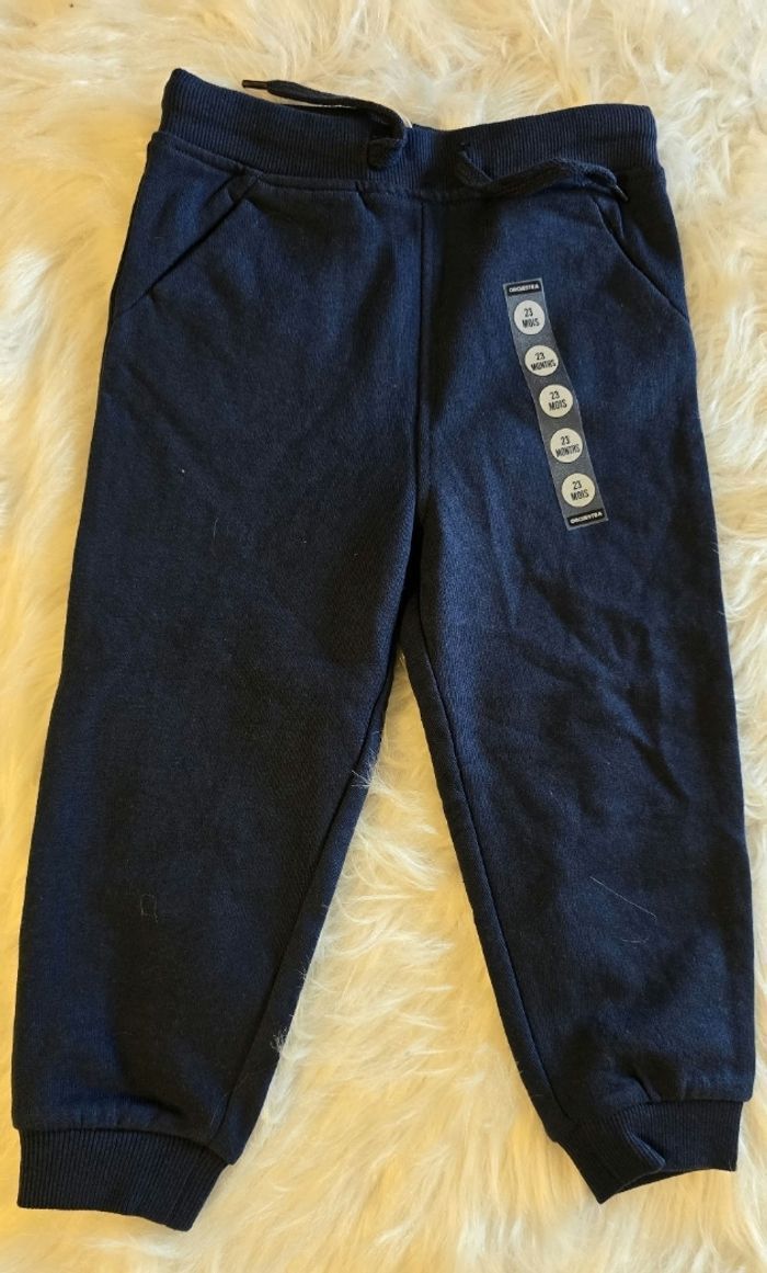 NEUFS (non portés)🏷🏷💙🤩 ensemble sweat zippé et pantalon de jogging 23 mois garçon 🤩💙 - photo numéro 4