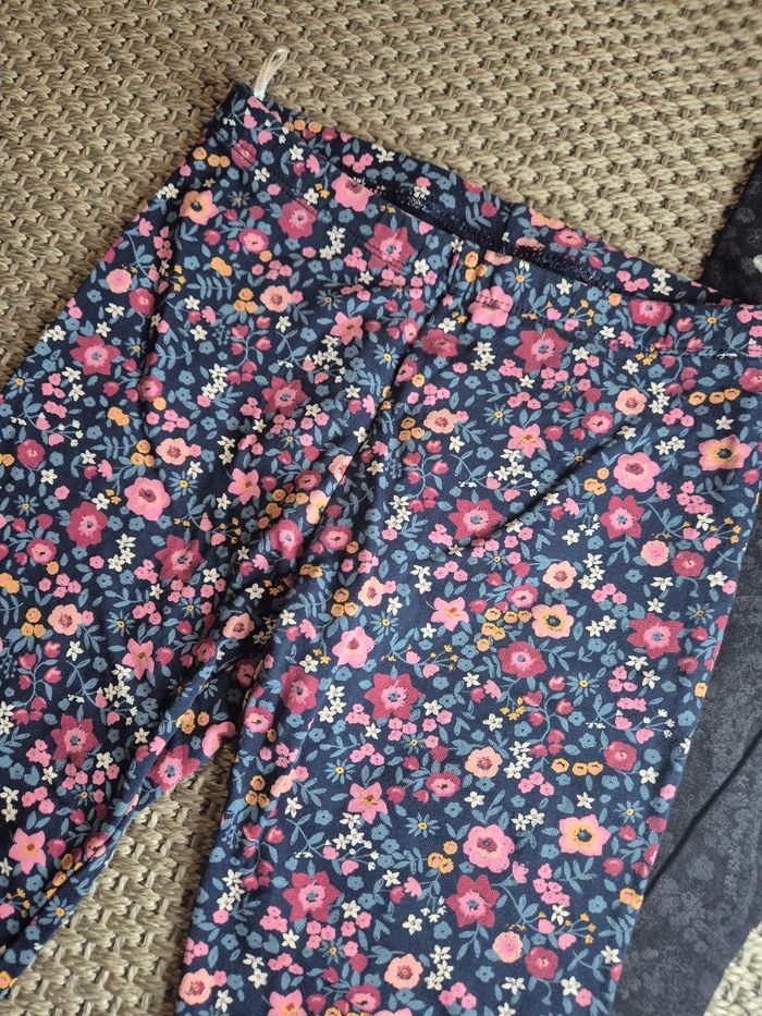 Lot de 3 leggings longs épais à motifs - 8 ans - photo numéro 5
