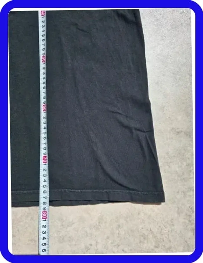 T-shirt Ralph Lauren XXL coupe col rond noir Homme Men tee055 - photo numéro 4