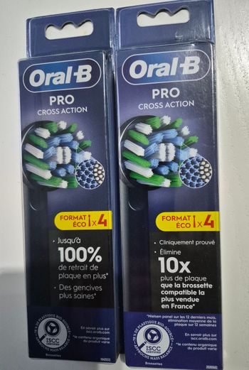 Brossettes oral b Pro ×8.