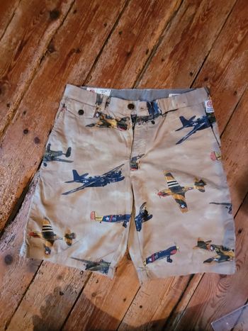 NEUF Franklin & Marshall - Bermuda marron clair avions armée air  - W32 (US) - 42 (FR)